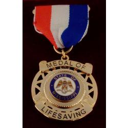 MEDAL OF LIFESAVING State of Mississippi MS Award