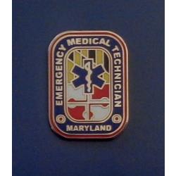 Maryland EMT Emergency Medical Technician Lapel Pin