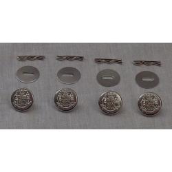 Maryland state seal Silver Uniform Buttons Small