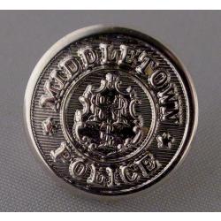 Middletown Police Silver Uniform Small Buttons with washers and toggles