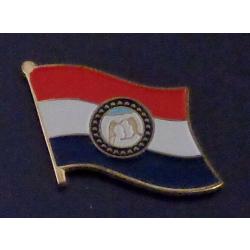 Missouri State Flag Lapel Pin