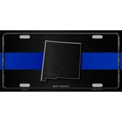 NEW MEXICO Thin Blue Line Auto License Plate 6 X 12
