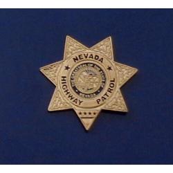 Nevada Highway Patrol mini badge lapel pin