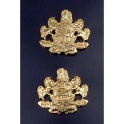 Pennsylvania Coat of Arms Collar Pins Polished Gold LARGE
