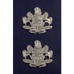Pennsylvania Coat of Arms Collar Pins Polished Silver LARGE