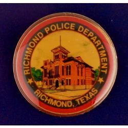 Richmond Texas Police Lapel Pin