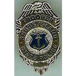 Rhode Island RI State Police TROOPER mini badge