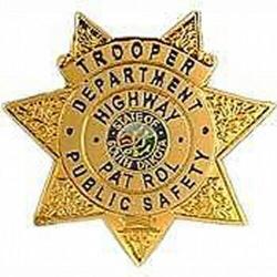 South Dakota SD Highway Patrol TROOPER mini badge LAPEL PIN
