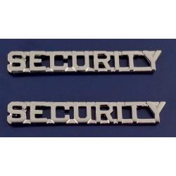 Security 1/4" Polished Silver Collar Pins