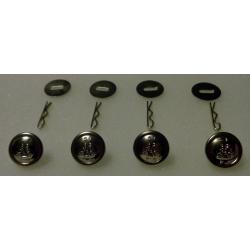 San Francisco Fire Dept Uniform Buttons SMALL Silver