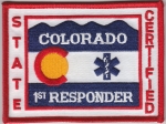 Colorado 1st Responder patch
