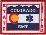 Colorado EMT Emergency Medical Technician Patch