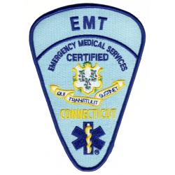 Connecticut EMT Certified Emergency Medical Technician Shoulder Patch