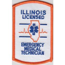 Illinois Licensed EMERGENCY MEDICAL TECHNICIAN patch