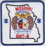 Missouri EMT-B shoulder patch MO EMS Emergency Medical Technician