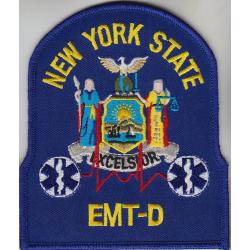 New York State EMT-D patch