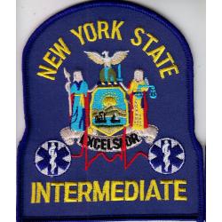 New York State EMT-INTERMEDIATE uniform patch
