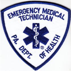 Pennsylvania Emergency Medical Technician EMT patch