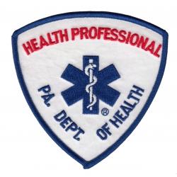 Pennsylvania HEALTH PROFESSIONAL shoulder patch PA Dept of Health