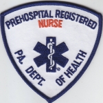 Pennsylvania PREHOSPITAL REGISTERED NURSE patch
