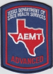Texas AEMT Advanced Emergency Medical Technician patch