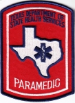Texas PARAMEDIC mini patch STAR OF LIFE