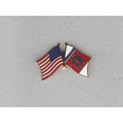 United States Coast Guard US Flags Lapel Pin