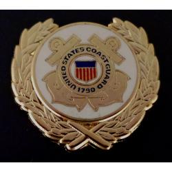 U. S. COAST GUARD GOLD WREATH logo Lapel Pin