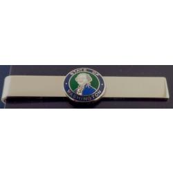 Washington Polished Silver Tie Bar 1/2" state seal