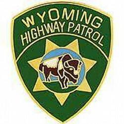 Wyoming Highway Patrol patch lapel pin