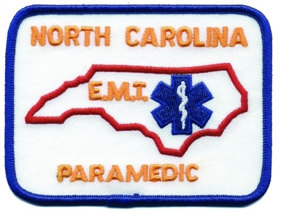 North Carolina EMT PARAMEDIC patch