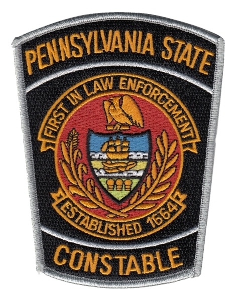 Pennsylvania State Constable patch FIRST IN LAW ENFORCEMENT 1664