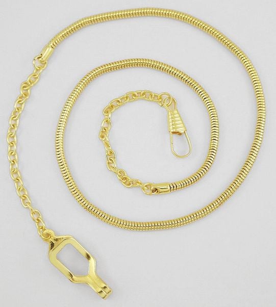 Whistle Chain Epaulet Style Gold