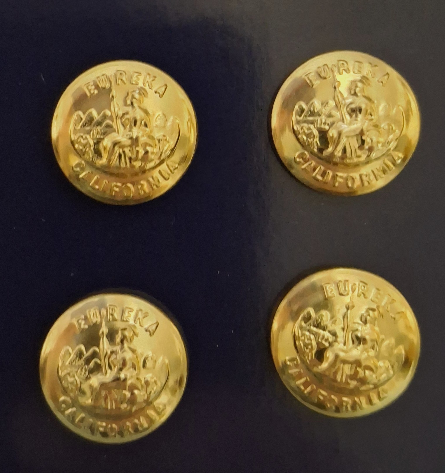 California State Seal 5/8″ Gold Uniform Buttons