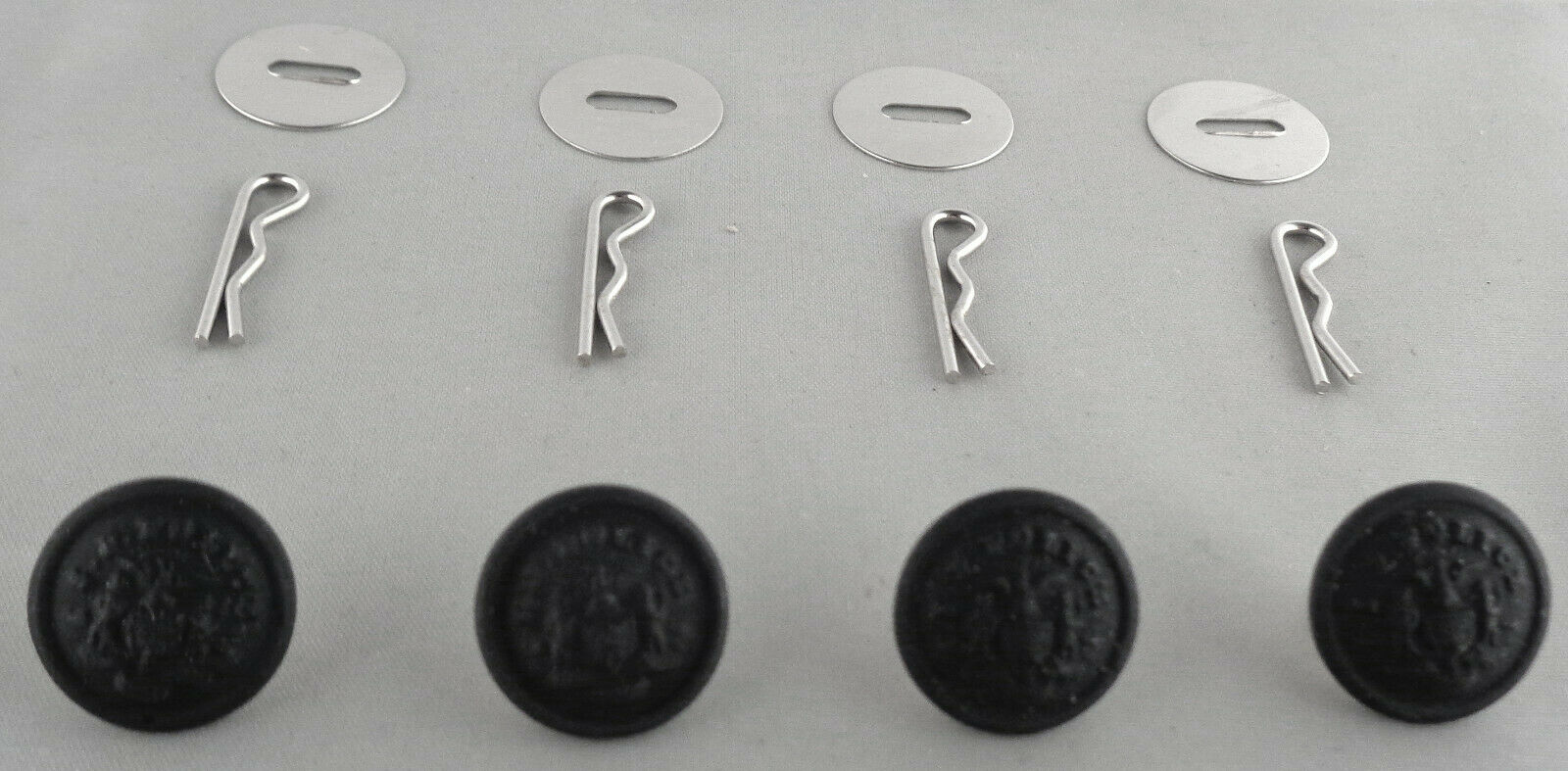 San Francisco POLICE Set of 4 BLACK Uniform Buttons SMALL