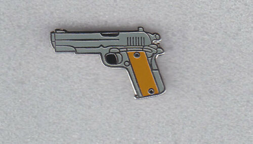 .45 cal. caliber Military Pistol Semi-Auto Semi-Automatic Handgun LAPEL PIN